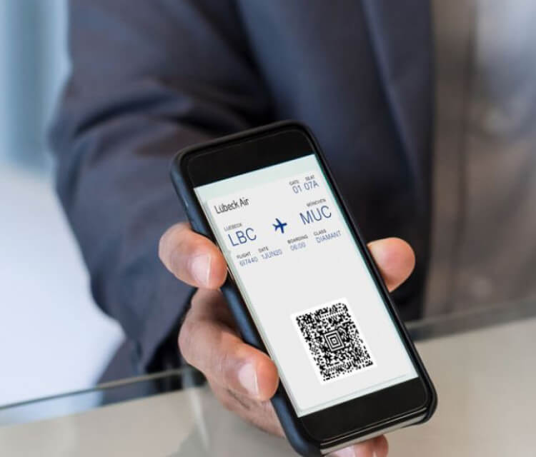 Boarding Pass on a Smartphone