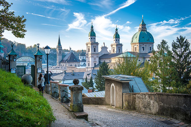 Ausblick in Salzburg